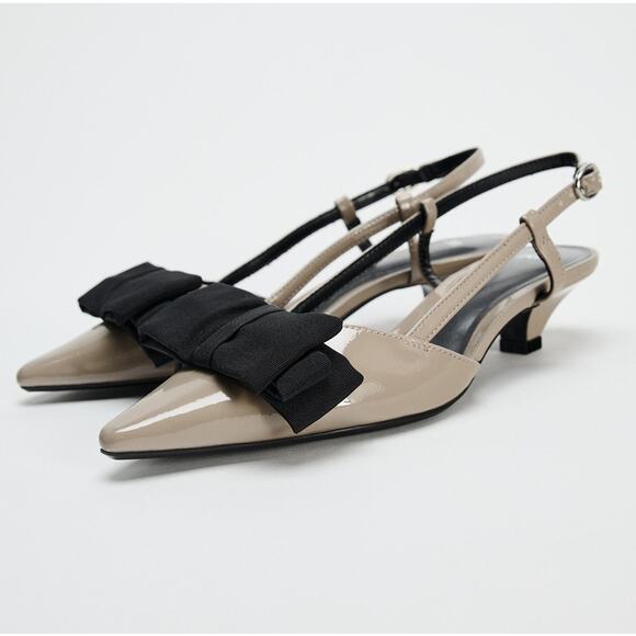 ZARA Pointed Toe Slingbacks NWT - Picture 16 of 16